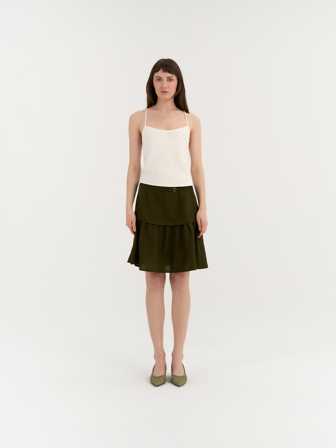 Ravena Gathered Skirt from AmourLinen
