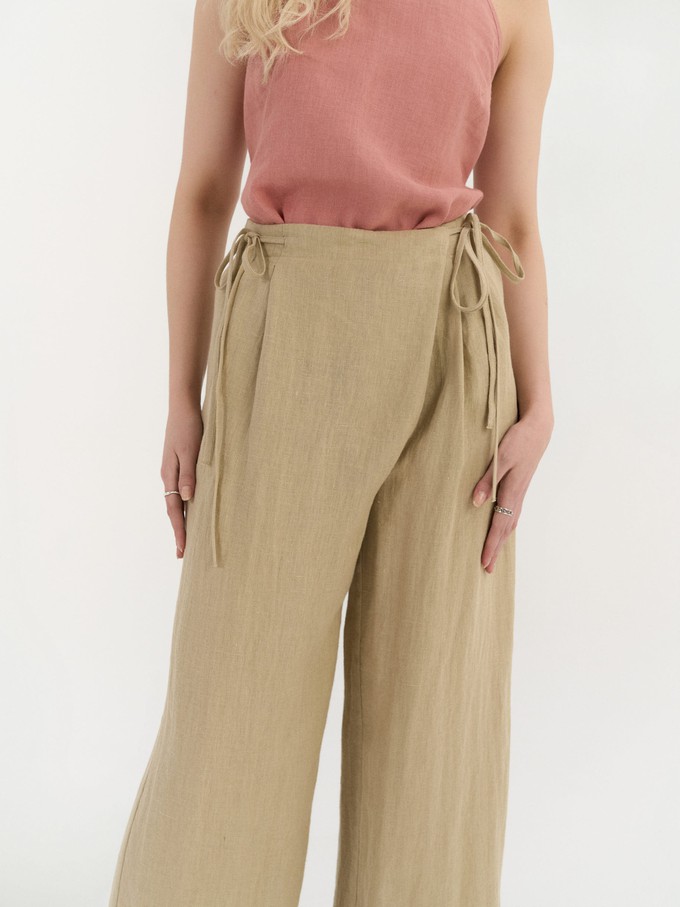 Gaia Tie Pants from AmourLinen
