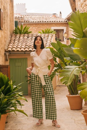 Barbora Straight Pants from AmourLinen