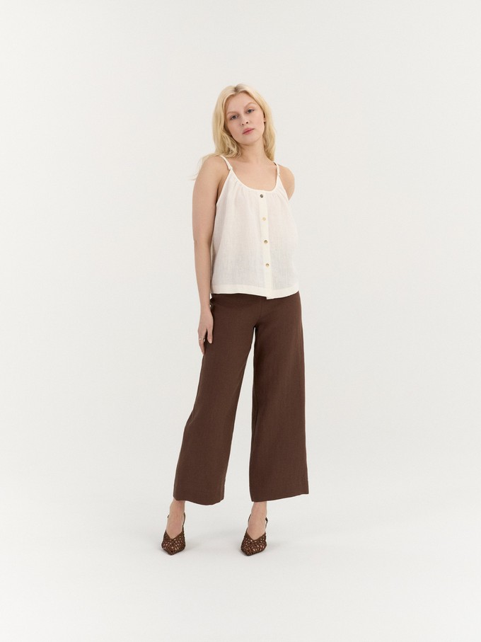 Maris Button Top from AmourLinen