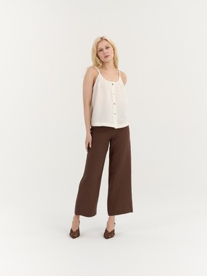 Maris Button Top from AmourLinen