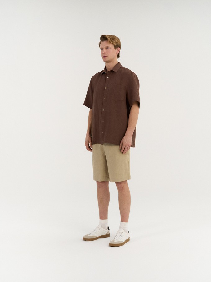 Marco Pleated Shorts from AmourLinen