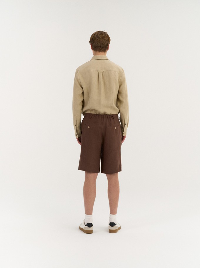 Marco Pleated Shorts from AmourLinen