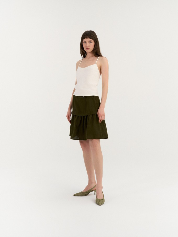 Ravena Gathered Skirt from AmourLinen
