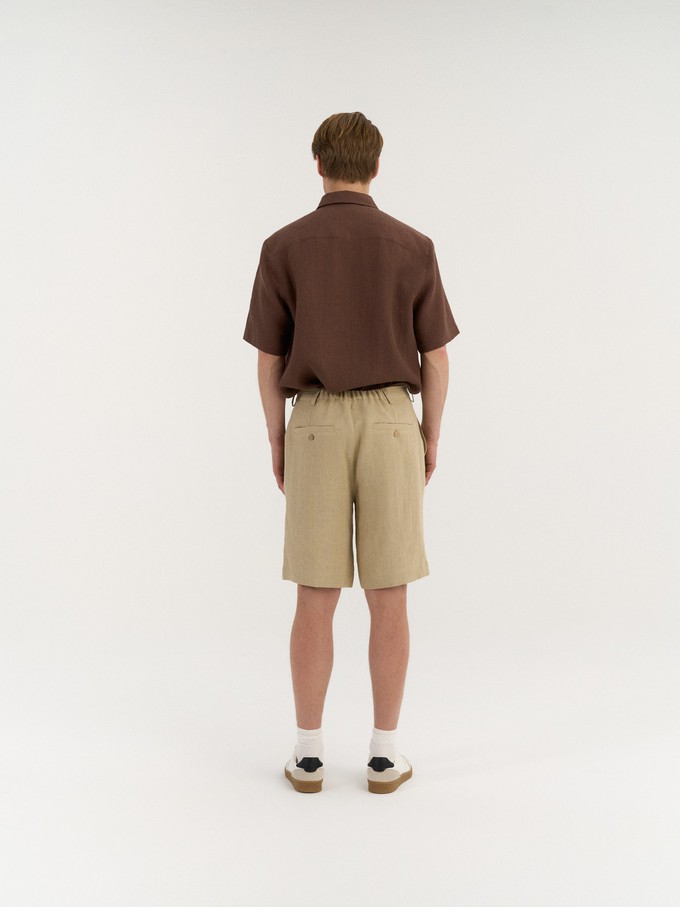 Marco Pleated Shorts from AmourLinen