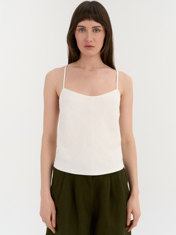 Ava Lace-Back Top from AmourLinen