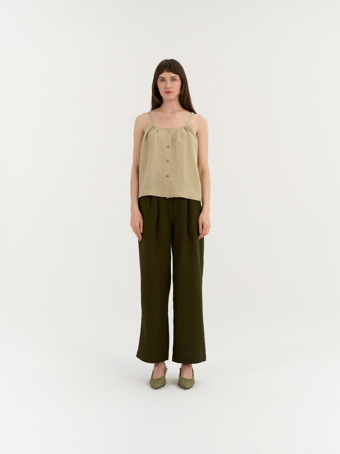 Maris Button Top from AmourLinen