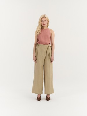 Gaia Tie Pants from AmourLinen