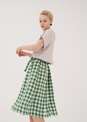 Bergen Mid Length Skirt from AmourLinen