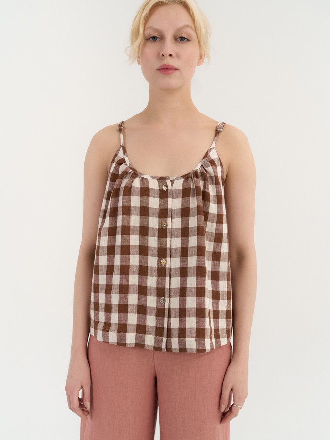 Maris Button Top from AmourLinen