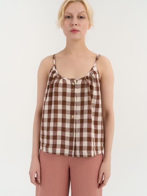 Maris Button Top from AmourLinen