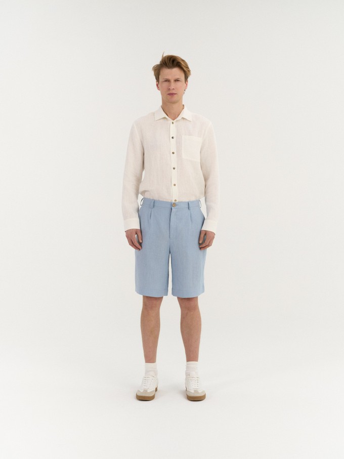 Marco Pleated Shorts from AmourLinen