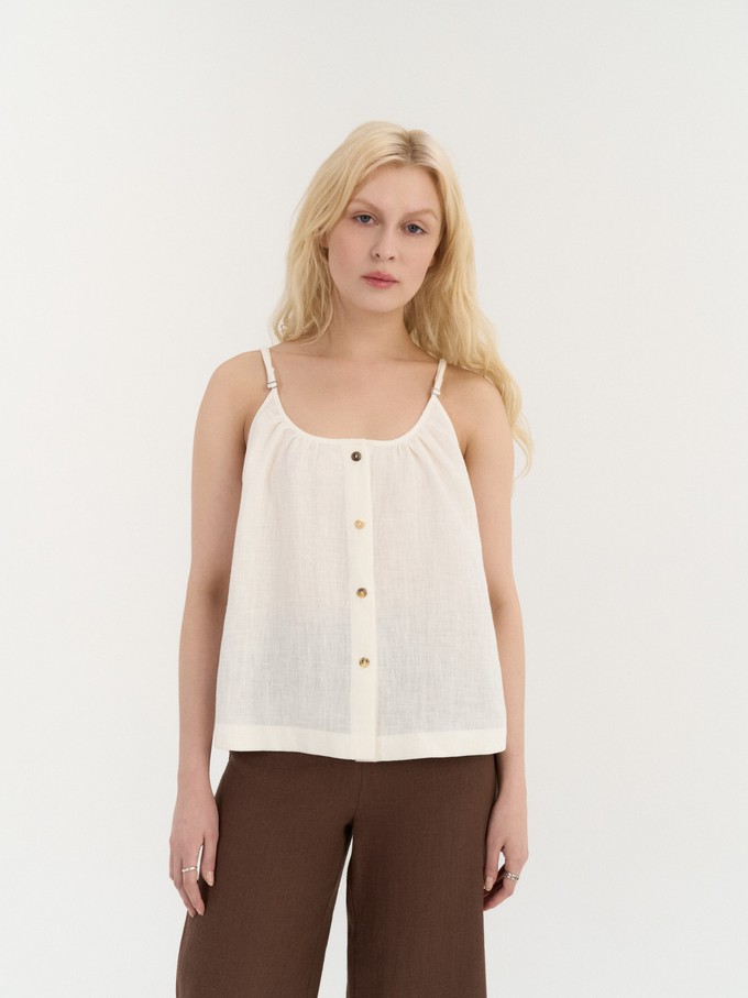 Maris Button Top from AmourLinen