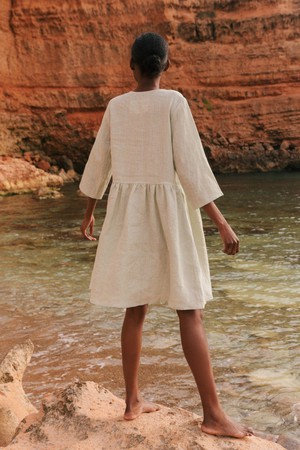 DAPHNE dress in Sage Green from AmourLinen