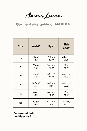 MATILDA shorts in Rosy Brown from AmourLinen