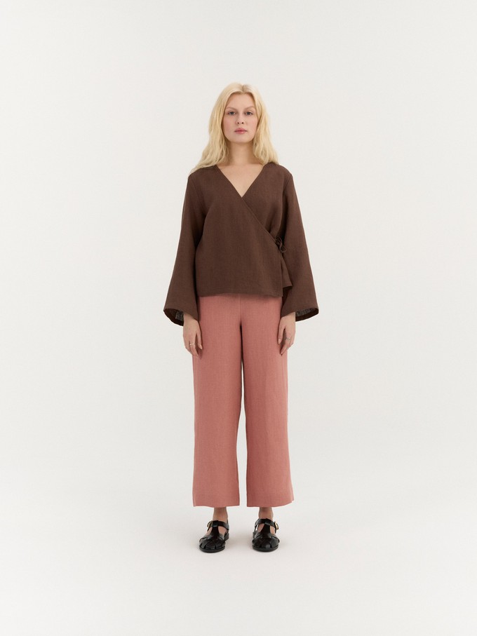 Adele Wrap Top from AmourLinen