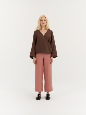 Adele Wrap Top from AmourLinen
