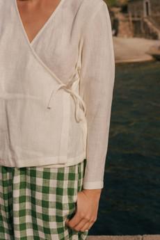 Adele Wrap Top via AmourLinen