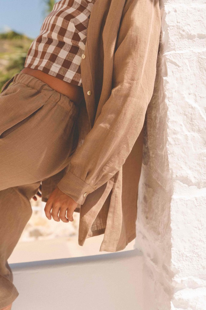 Suit set SAHARA in Rosy Brown from AmourLinen