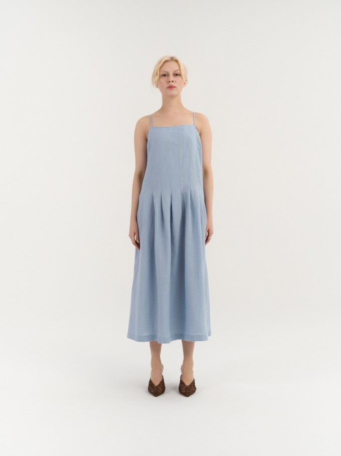 Sarah Pleated Dress from AmourLinen