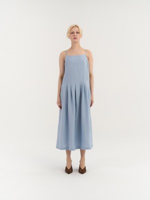 Sarah Pleated Dress from AmourLinen