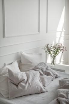 Linen pillowcase in Cream via AmourLinen