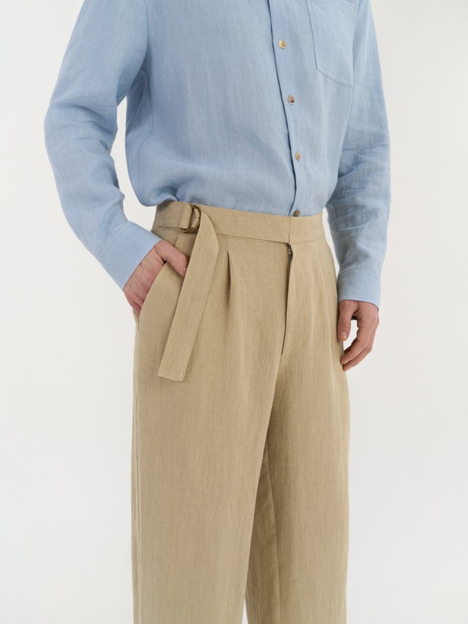 Enzo Pleated Pants from AmourLinen
