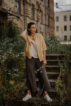 KYIV jacket in Mustard via AmourLinen