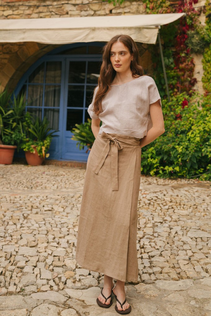 Iris Wrap Skirt from AmourLinen