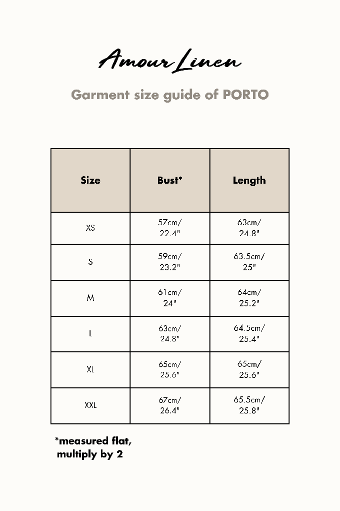 Porto oversized linen top in White from AmourLinen