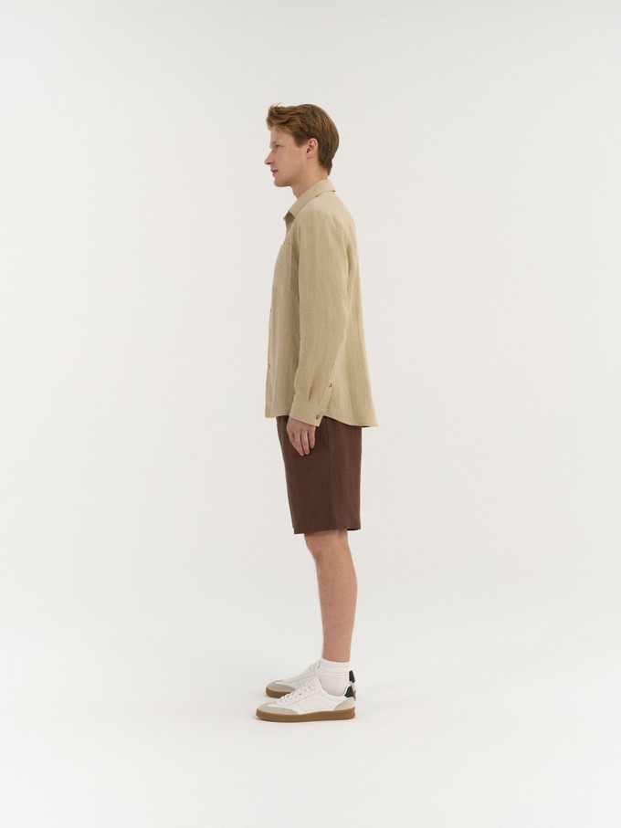 Marco Pleated Shorts from AmourLinen