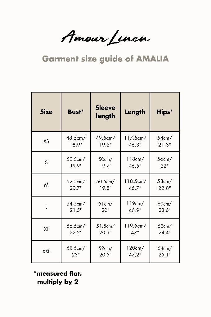Amalia long linen dress in Rosy Brown from AmourLinen