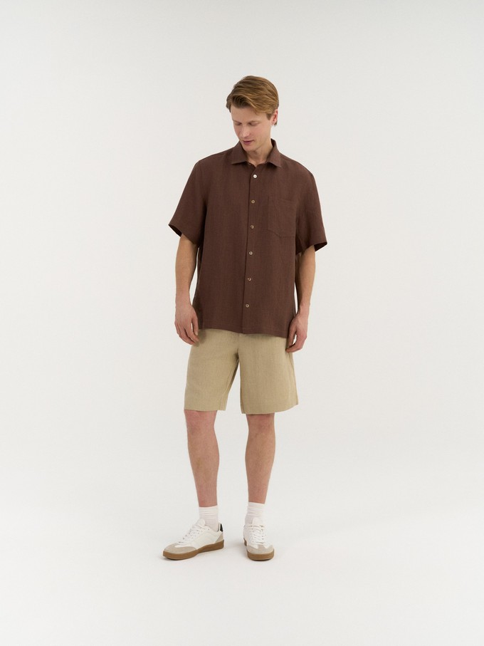 Marco Pleated Shorts from AmourLinen