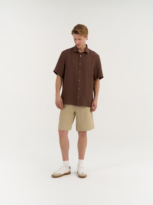 Marco Pleated Shorts from AmourLinen