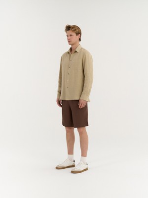 Marco Pleated Shorts from AmourLinen