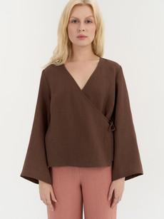 Adele Wrap Top via AmourLinen