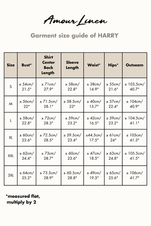 Harry linen pajama set in Terracota from AmourLinen