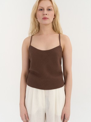 Ava Lace-Back Top from AmourLinen