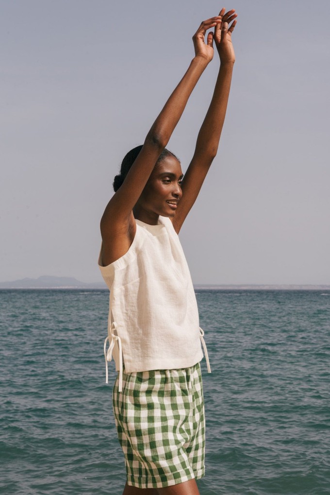 MIA shorts in Matcha Green | sale from AmourLinen