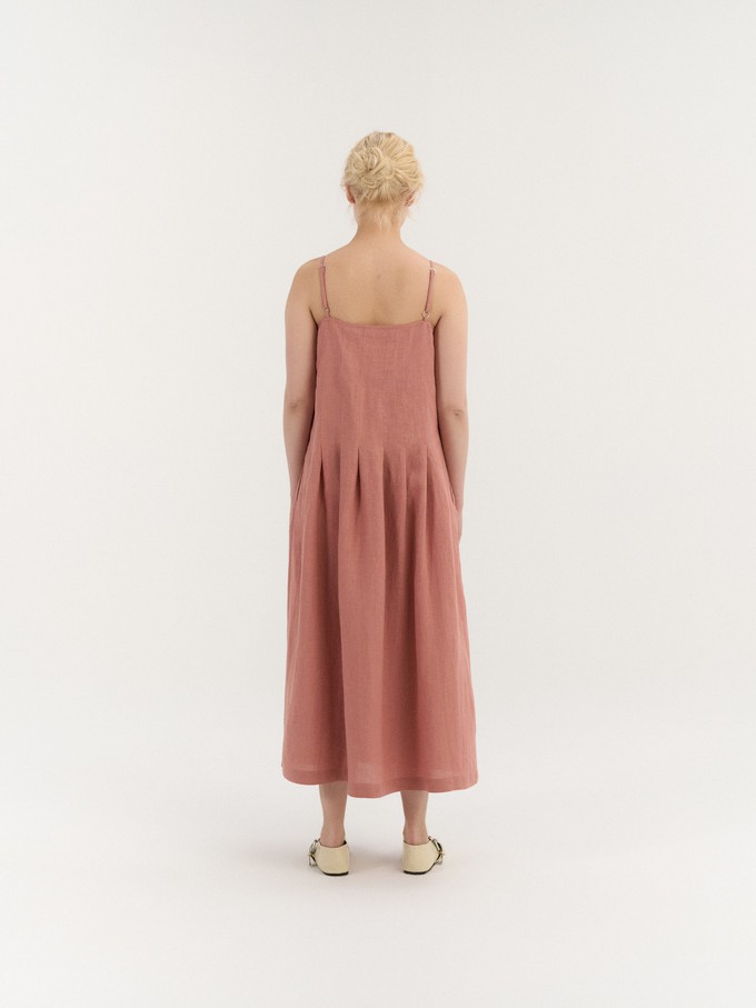 Sarah Pleated Dress from AmourLinen