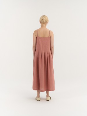 Sarah Pleated Dress from AmourLinen