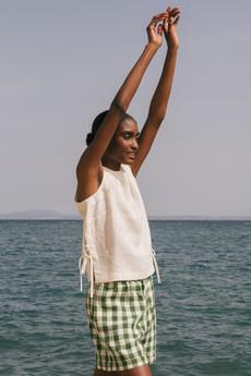 Rosie top in Dusty Lavender | sale via AmourLinen