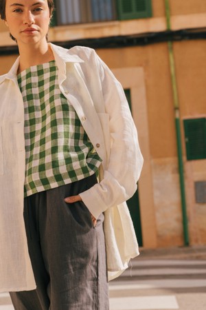 MOLLY shirt in Cream | sale from AmourLinen