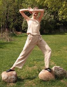 Gaia Tie Pants via AmourLinen