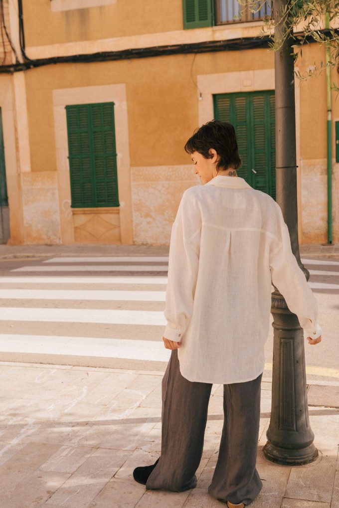 MOLLY shirt in Cream | sale from AmourLinen