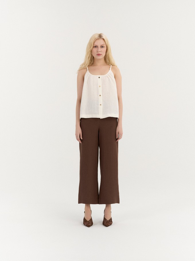 Maris Button Top from AmourLinen