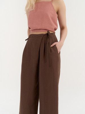 Gaia Tie Pants from AmourLinen
