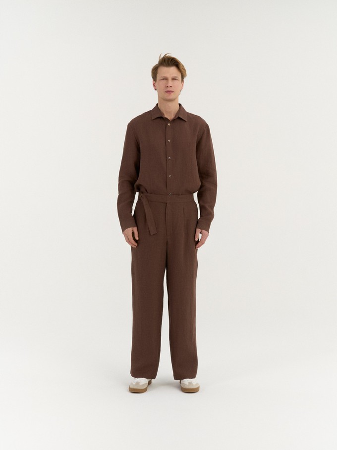 Enzo Pleated Pants from AmourLinen