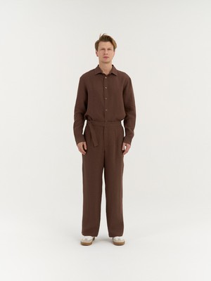 Enzo Pleated Pants from AmourLinen