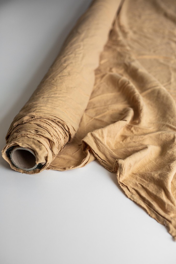 Mustard 95" / 240 cm linen fabric from AmourLinen